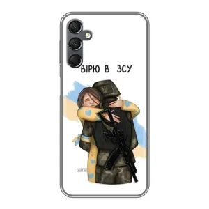 Патриотический Чехол для Samsung Galaxy A25 (A256) (Верим в ЗСУ)