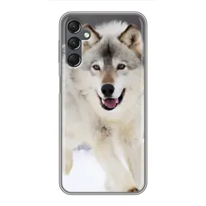 Чехол с Волком на Samsung Galaxy A25 (A256) (Волк на снегу)