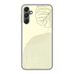 Чохол квітковий дизайн для Samsung Galaxy A25 (A256) (Зелений фон)