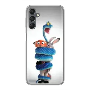 Силиконовый чехол с принтом Зоотрополіс для Samsung Galaxy A25 (A256) (Змея Зоо)
