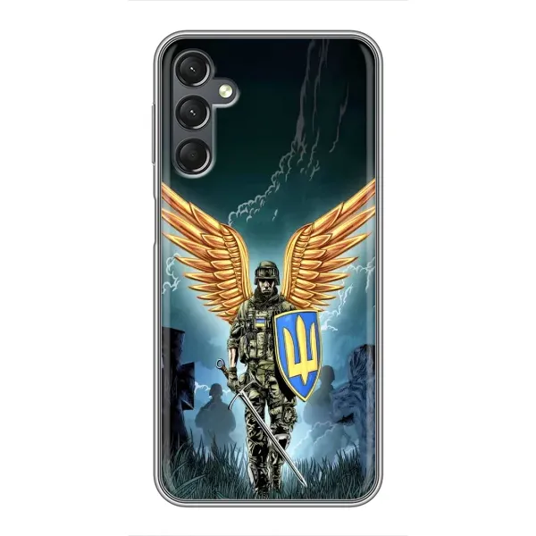 Чехол с рисунком «ЗСУ з крильями» для Samsung Galaxy A25 (A256)