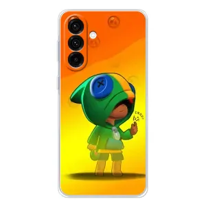 Чехол Бравл Старс для Samsung Galaxy A26 5G (LEON в кофте)