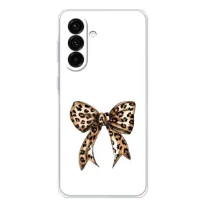 Чехол банты для Samsung Galaxy A26 5G (Леопардовый принт)