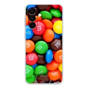 Чехол с изображением вкусной еды для Samsung Galaxy A26 5G (Разноцветные M&M'S)