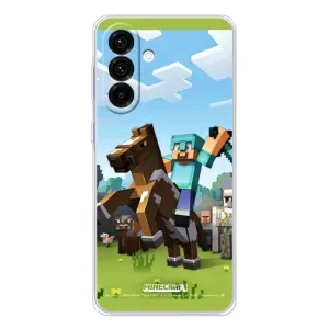 Чехлы для Samsung Galaxy A26 5G (Персонажи Майн Крафт) (На коне)