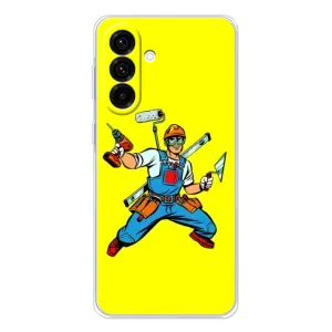 Силиконовый бампер (Работники) на Samsung Galaxy A26 5G (Строитель)