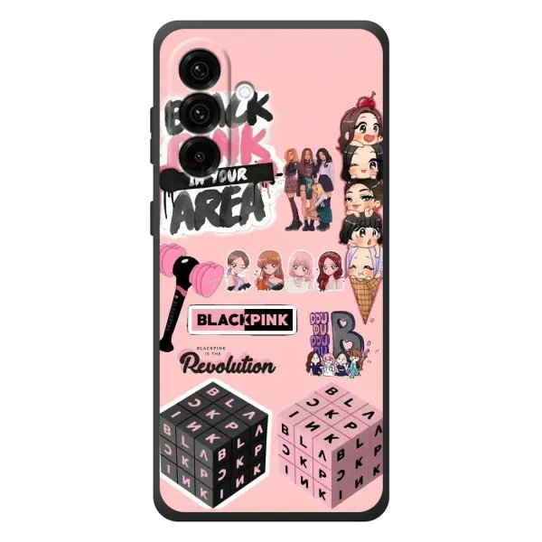 Чехол с рисунком «BLACK PINK коллаж» для Samsung Galaxy A27