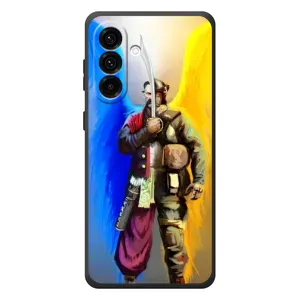 Чехол с картинкой (Патриотический КОЗАК) на Samsung Galaxy A27 (Козак с крыльями)