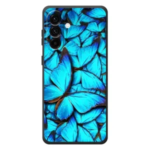 Силиконовый бампер с картинкой животных для Samsung Galaxy A27 (Крылья бабочек)