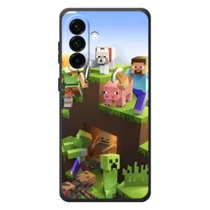 Чохли для Samsung Galaxy A27 (Персонажі МайнКрафт) (Майн-крафт)