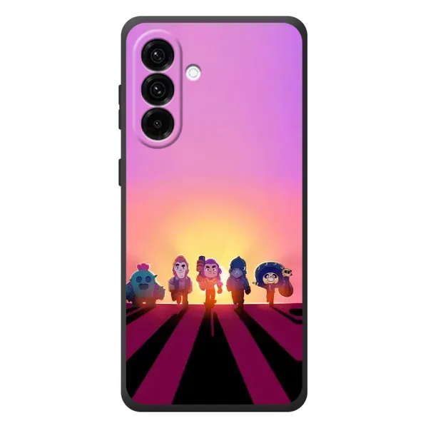 Чехол с рисунком «Персонажи в закате» для Samsung Galaxy A27 Чехол с рисунком «Персонажи в закате» для Samsung Galaxy A27