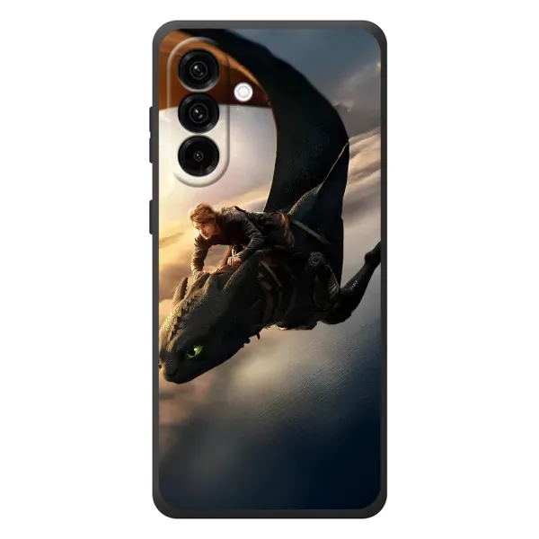 Чехол с рисунком «Полет Беззубика» для Samsung Galaxy A27 Чехол с рисунком «Полет Беззубика» для Samsung Galaxy A27