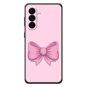 Чехол банты для Samsung Galaxy A27 (Розовый бантик)