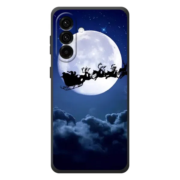 Чехол с рисунком «Санта - луна» для Samsung Galaxy A27 Чехол с рисунком «Санта - луна» для Samsung Galaxy A27