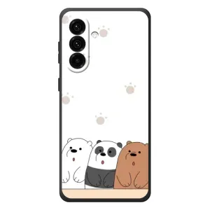 Чехлы с изображением разных животных для Samsung Galaxy A27 (Удивленные медвеженки)