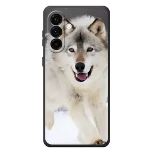 Чехол с Волком на Samsung Galaxy A27 (Волк на снегу)