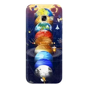Чехол (ТПУ) с планетами на Samsung Galaxy A3 2017 / A320 / A320F (Арт планети)