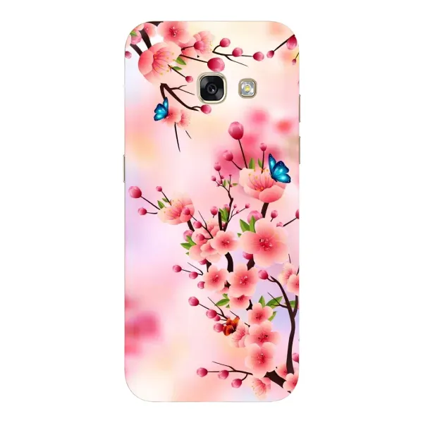 Чехол с рисунком «Бабочки на сакуре» для Samsung Galaxy A3 2017 (A320, A320F) Чехол с рисунком «Бабочки на сакуре» для Samsung Galaxy A3 2017 (A320, A320F)