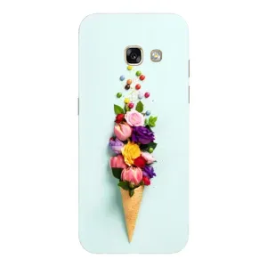 Чехлы с тематикой "ЦВЕТЫ" на Samsung Galaxy A3 2017 / A320 / A320F (Цветок-мороженное)