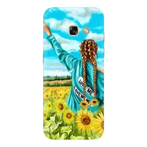 Чехол Стильные девушки на Samsung Galaxy A3 2017 / A320 / A320F (Девушка на поле)