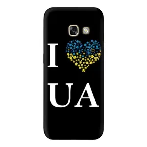 Силиконовый Чехол на Samsung Galaxy A3 2017 / A320 / A320F (Я-Украина) (I Love UA)