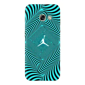 Силиконовый Чехол Nike Air Jordan на Гелекси А3 2017 (Jordan)