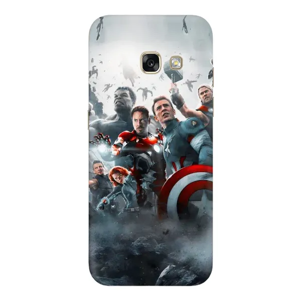 Чехол с рисунком «Команда марвел» для Samsung Galaxy A3 2017 (A320, A320F)