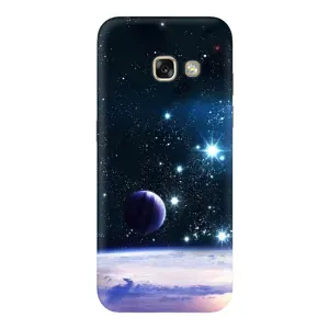 Чехол (ТПУ) с планетами на Samsung Galaxy A3 2017 / A320 / A320F (Космический вид)