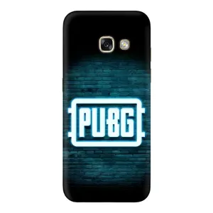 Чехол (TPU) с картинкой "Лого Пабг" на Гелекси А3 2017 (Лого PUBG)