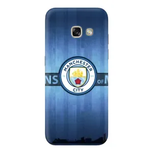 Силиконовые Чехлы принт Футбол на Samsung Galaxy A3 2017 / A320 / A320F (ManCity)