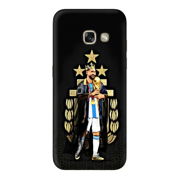 Чехол с рисунком «Месси король» для Samsung Galaxy A3 2017 (A320, A320F) Чехол с рисунком «Месси король» для Samsung Galaxy A3 2017 (A320, A320F)
