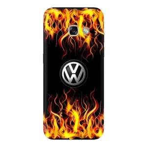 Чехол "Фольксваген" для Samsung Galaxy A3 2017 / A320 / A320F (Огненный Лого)