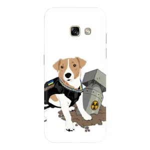 Чехол с принтом Собаки Патрон для Samsung Galaxy A3 2017 / A320 / A320F (Пёс Патрон с ракетой)