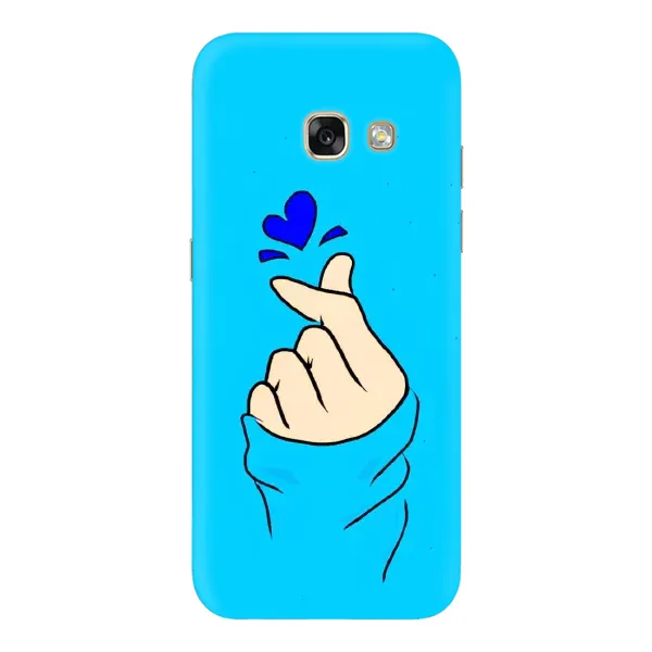 Чехол с рисунком «Сердце на синем» для Samsung Galaxy A3 2017 (A320, A320F) Чехол с рисунком «Сердце на синем» для Samsung Galaxy A3 2017 (A320, A320F)
