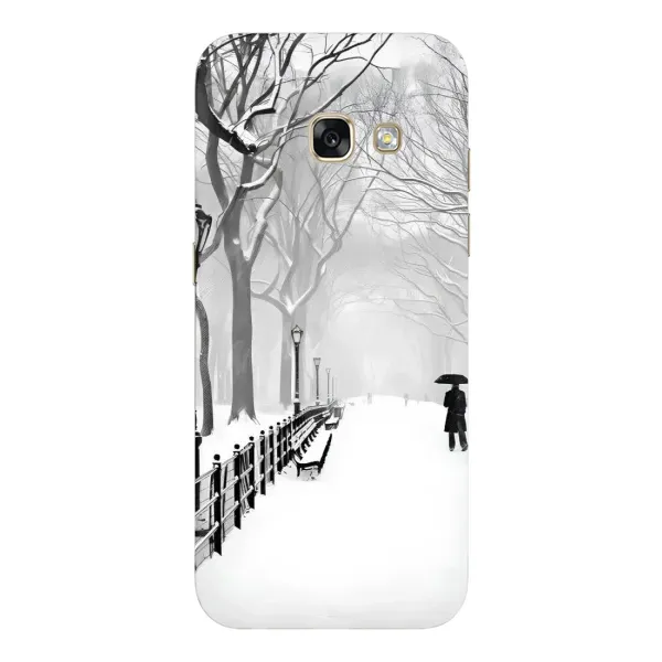 Чехол с рисунком «Снегом замело» для Samsung Galaxy A3 2017 (A320, A320F)