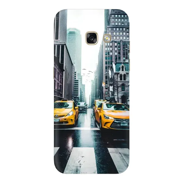 Чехол с рисунком «Такси» для Samsung Galaxy A3 2017 (A320, A320F)