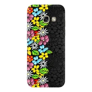 Чехол с Цветами для Samsung Galaxy A3 2017 / A320 / A320F (Яркие цветы)