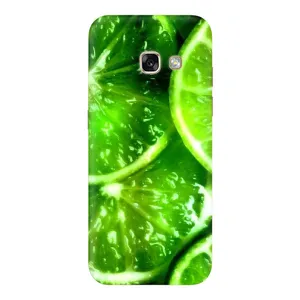 Чохол з зображенням смачної їжі для Samsung Galaxy A3 2017 / A320 / A320F (Яскравий Лайм)