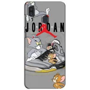 Силиконовый Чехол Nike Air Jordan на Самсунг А30 (2019) (Air Jordan)