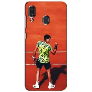 Чохли з прінтом Спортивна тематика для Samsung Galaxy A30 2019 (A305F) (Алькарас Тенісист)