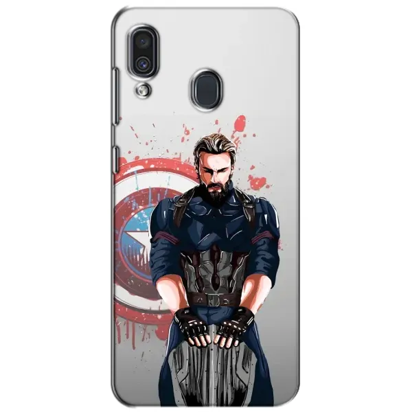 Чехол с рисунком «Арт капитан» для Samsung Galaxy A30 2019 (A305F)