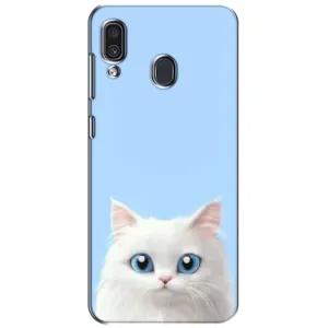 Чохол на тематику: Коти для Samsung Galaxy A30 2019 (A305F) (Білий кіт)