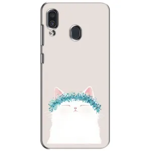 Чохол на тематику: Коти для Samsung Galaxy A30 2019 (A305F) (Білий котик)