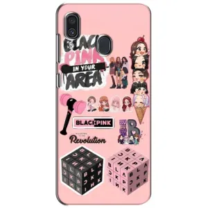 Чехлы с картинкой для Samsung Galaxy A30 2019 (A305F) (BLACK PINK коллаж)