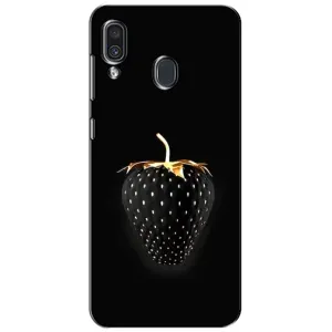 Чохол з зображенням смачної їжі для Samsung Galaxy A30 2019 (A305F) (Чорна полуниця)