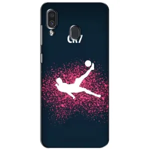 Чехол Криштиану Роналду для Samsung Galaxy A30 2019 (A305F) (CR7 Удар)