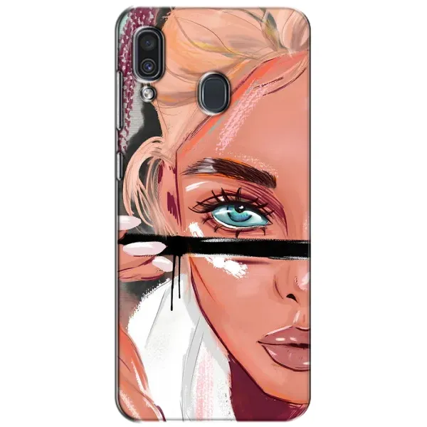 Чехол с рисунком «Девушка и ресницы» для Samsung Galaxy A30 2019 (A305F) Чехол с рисунком «Девушка и ресницы» для Samsung Galaxy A30 2019 (A305F)