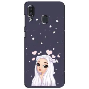 Чохол Стильні дівчата на Samsung Galaxy A30 2019 (A305F) (Дівчина та серця)