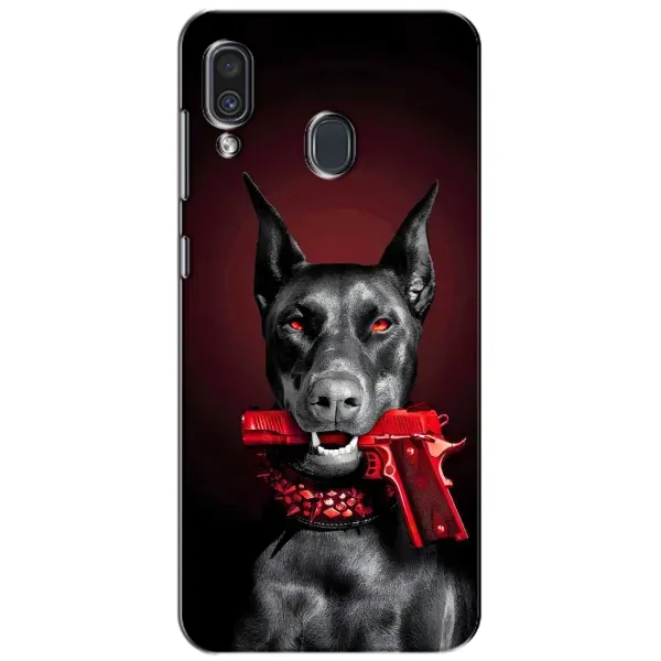 Чехол с рисунком «Доберман злой» для Samsung Galaxy A30 2019 (A305F) Чехол с рисунком «Доберман злой» для Samsung Galaxy A30 2019 (A305F)