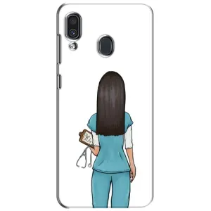 Силиконовый бампер (Работники) на Samsung Galaxy A30 2019 (A305F) (Доктор)